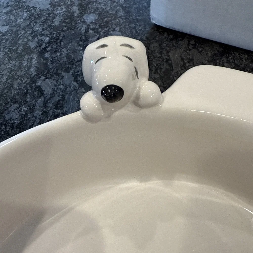 Peanuts x Rae Dunn 75 Years Snoopy happiness is...8.5